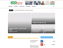 Tablet Screenshot of kgdnews.com